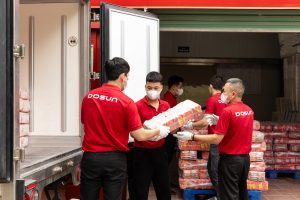 giao hàng thực phẩm đông lạnh