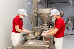 dây chuyền sản xuất dồi sụn hiện đại