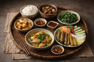 Dồi sụn trong mâm cơm truyền thống