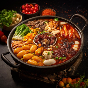 xúc xích phô mai thả lẩu