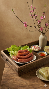 lạp xưởng mua Tết