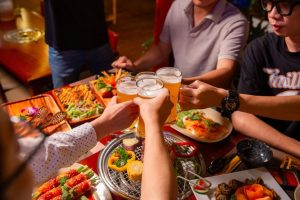 Nguyên liệu dồi sụn dùng cho quán nhậu