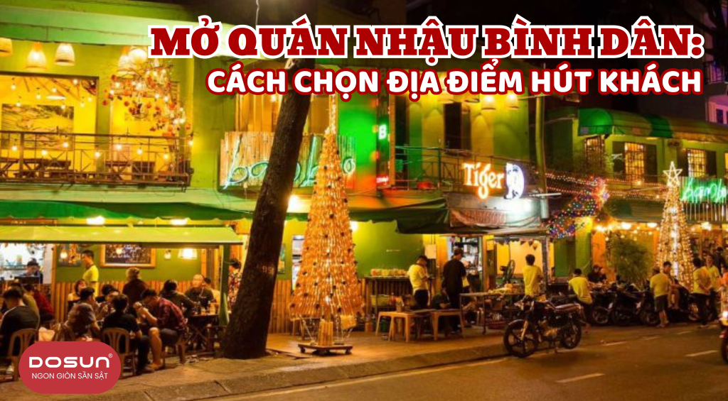 địa điểm mở quán nhậu bình dân