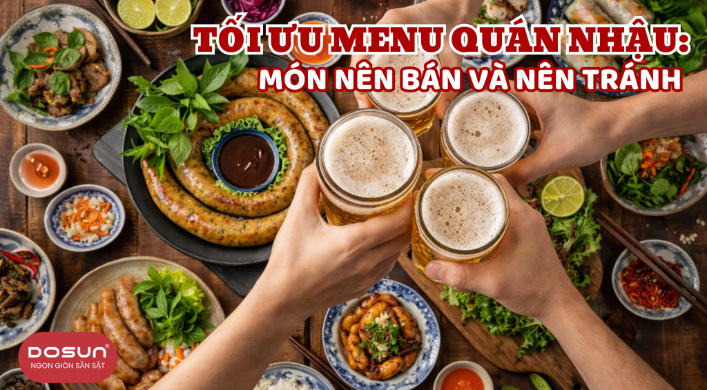 Thực phẩm đông lạnh an toàn cho quán nhậu
