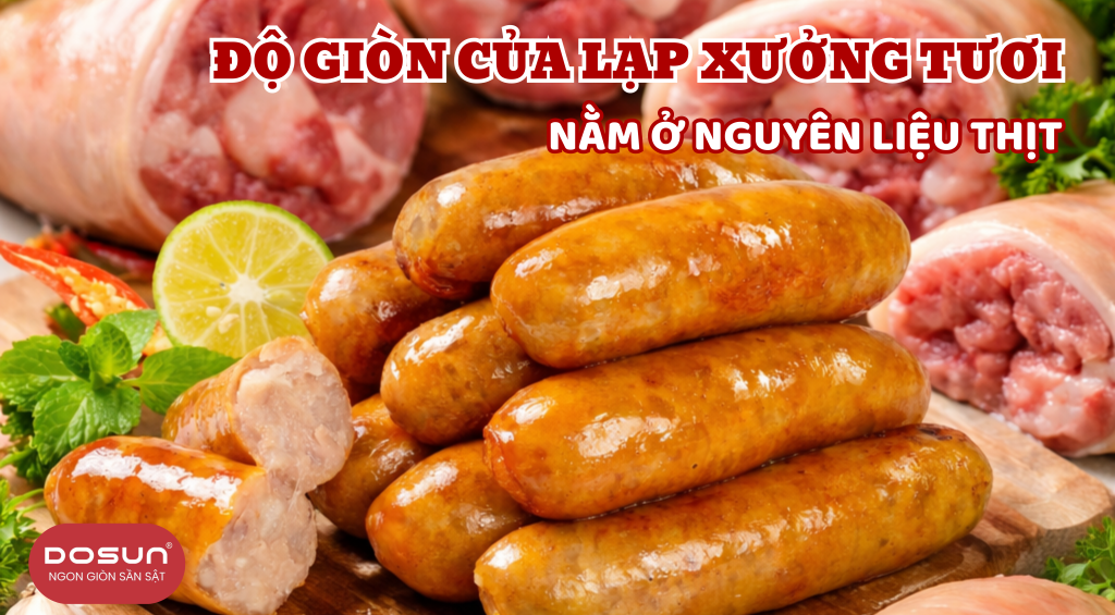 thịt chân giò làm lạp xưởng