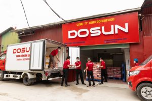 dây chuyền sản xuất dồi sụn hiện đại