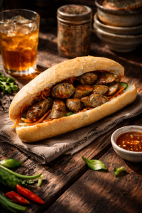 dồi sụn DOSUNFOOD dùng làm bánh mì dồi sụn