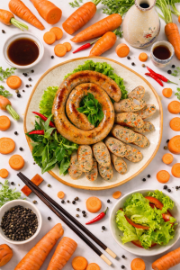 cà rốt tươi dùng làm dồi sụn