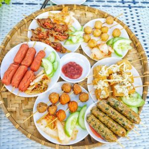 Quán ăn vặt với thực đơn đa dạng