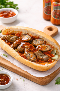 bánh mì dồi sụn hấp dẫn thực khách