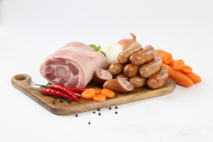 lạp xưởng tươi DOSUN chiên áp chảo