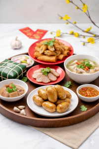 viên sụn ăn cùng cơm trắng